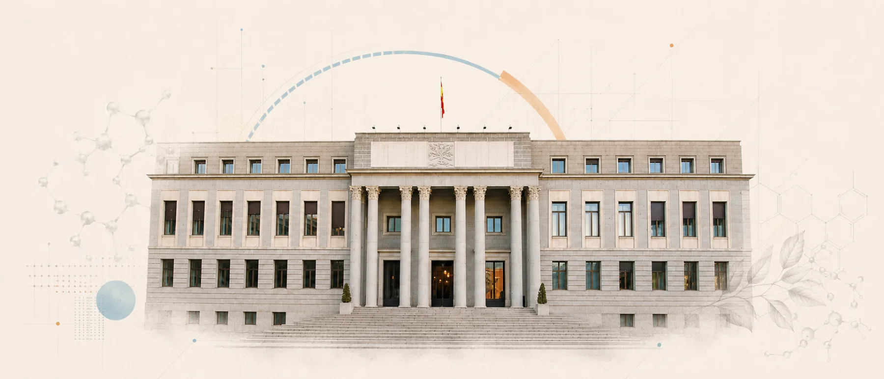 Fachada de la sede central del CSIC en Madrid